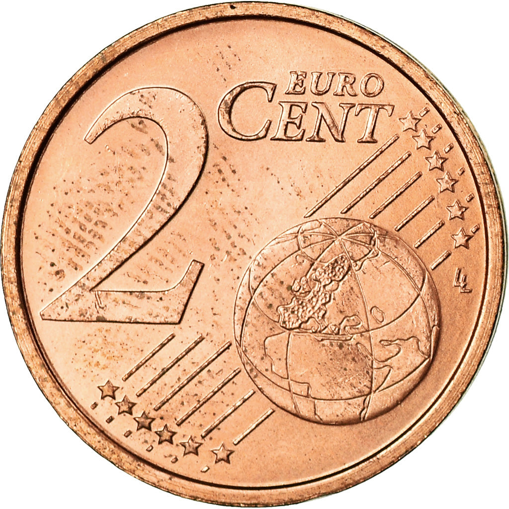 Portogallo, 2 Euro Cent, 2004, BB, Acciaio placcato rame, KM:741