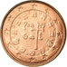 Portugal, Euro Cent, 2004, AU(55-58), Aço Cromado a Cobre, KM:740