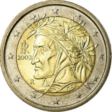 Italia, 2 Euro, 2002, SC, Bimetálico, KM:217