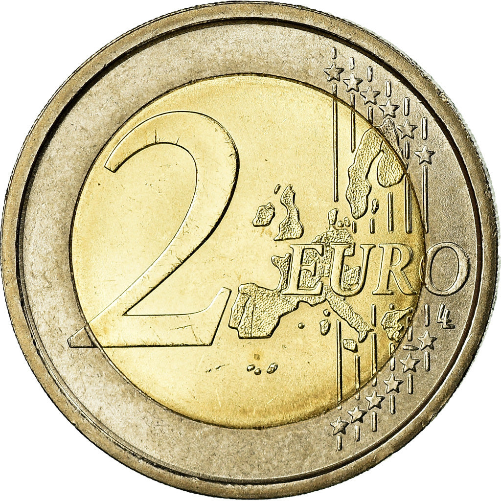 Italia, 2 Euro, 2002, SC, Bimetálico, KM:217