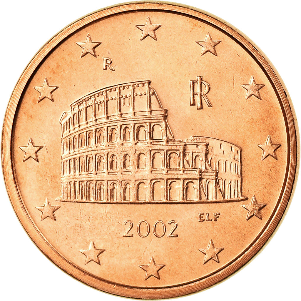 Italie, 5 Euro Cent, 2002, SUP, Copper Plated Steel, KM:212