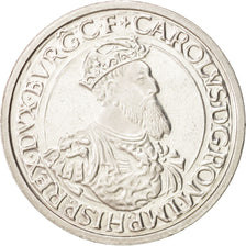 Coin, Belgium, 5 Ecu, 1987, AU(55-58), Silver, KM:166