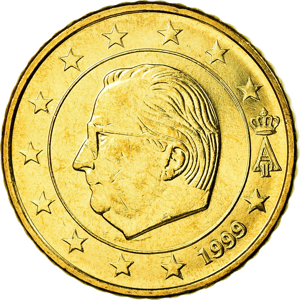 Belgique, 50 Euro Cent, 1999, SUP, Laiton, KM:229