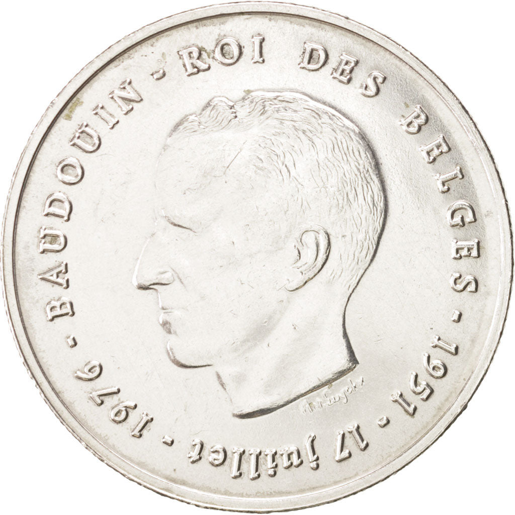 Coin, Belgium, 250 Francs, 250 Frank, 1976, AU(55-58), Silver, KM:157.1