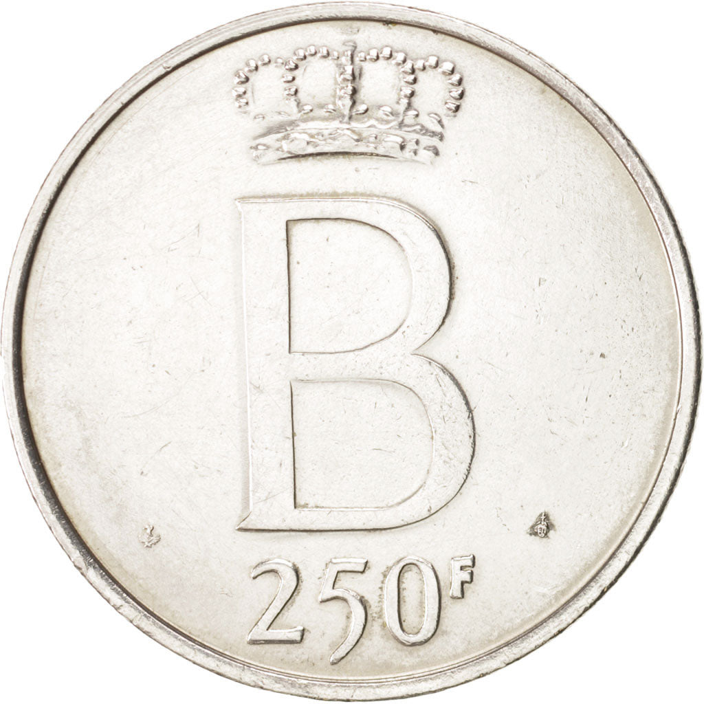 Coin, Belgium, 250 Francs, 250 Frank, 1976, AU(55-58), Silver, KM:157.1