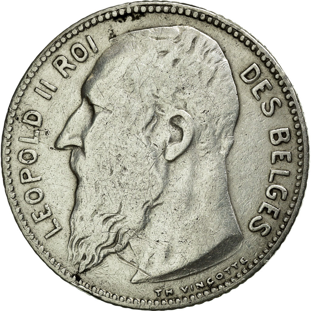 Coin, Belgium, Franc, 1909, VF(30-35), Silver, KM:57.1