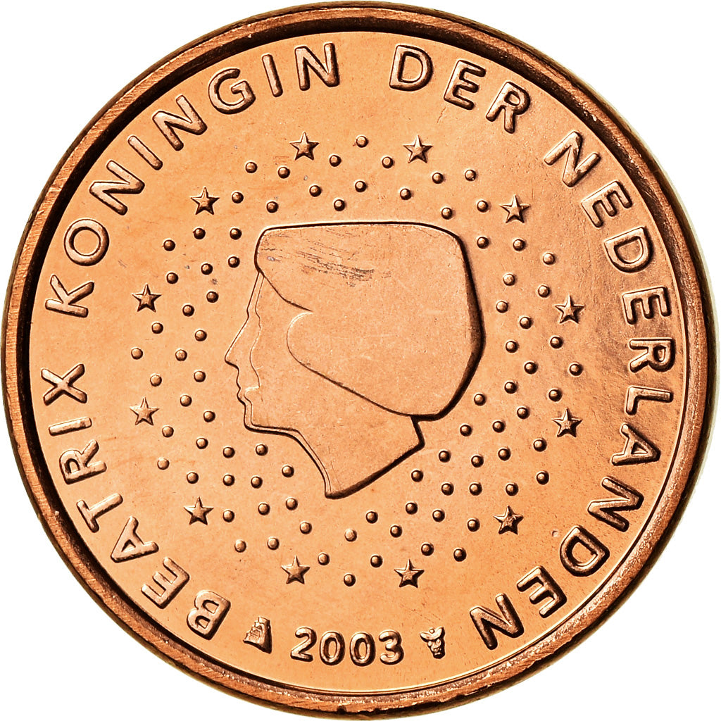 Paesi Bassi, 5 Euro Cent, 2003, SPL-, Acciaio placcato rame, KM:236