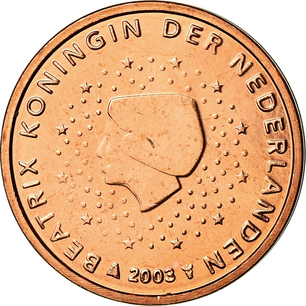 Niederlande, 2 Euro Cent, 2003, VZ, Copper Plated Steel, KM:235