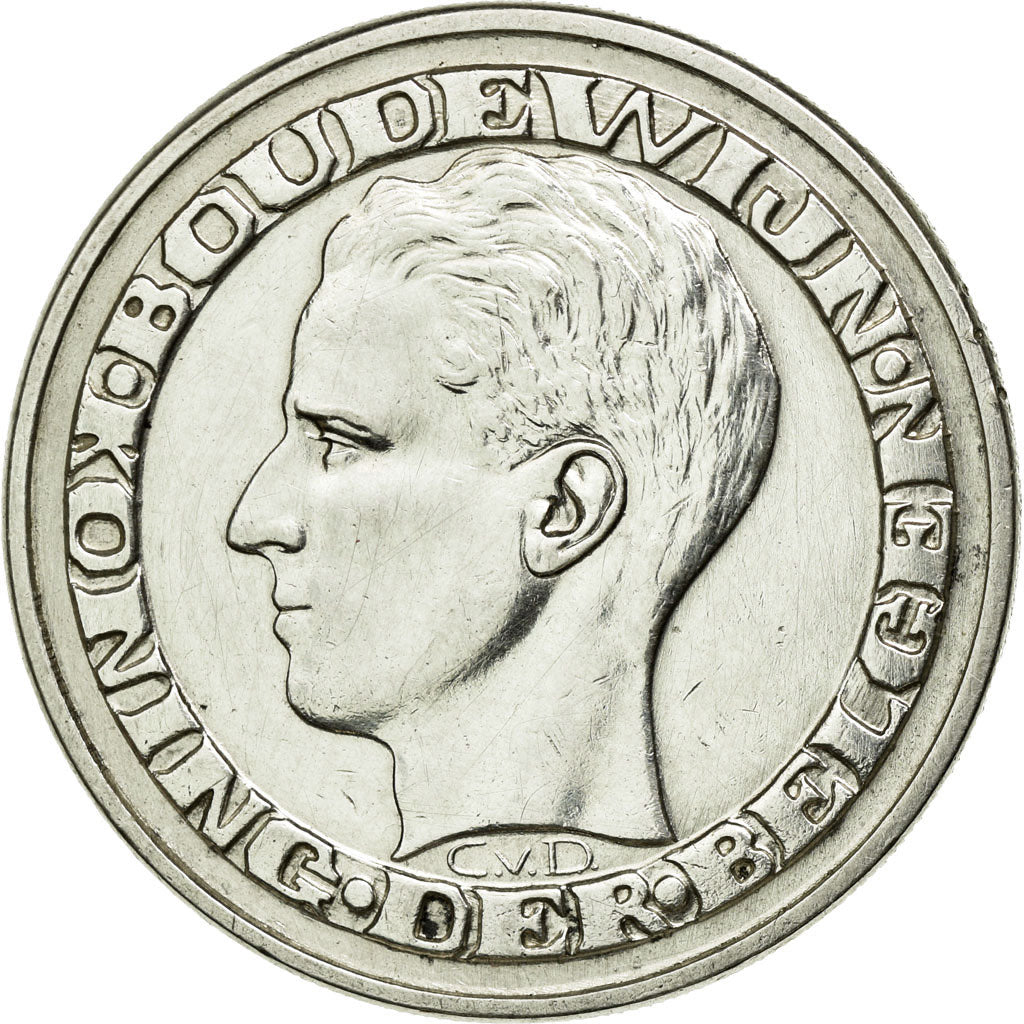 Coin, Belgium, 50 Francs, 50 Frank, 1958, AU(55-58), Silver, KM:151.1