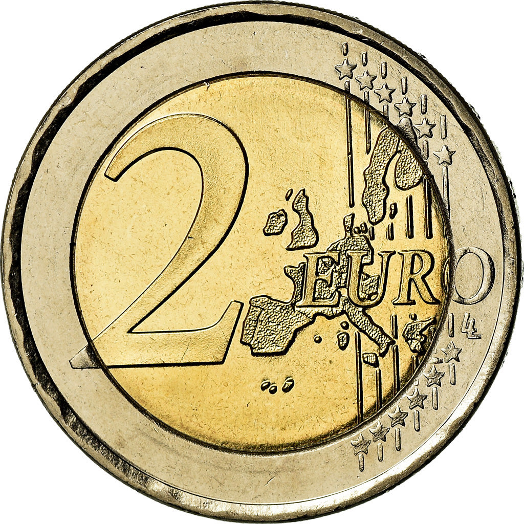 Grecia, 2 Euro, 2002, SC, Bimetálico, KM:188