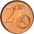 Grecia, 2 Euro Cent, 2004, EBC, Cobre chapado en acero, KM:182