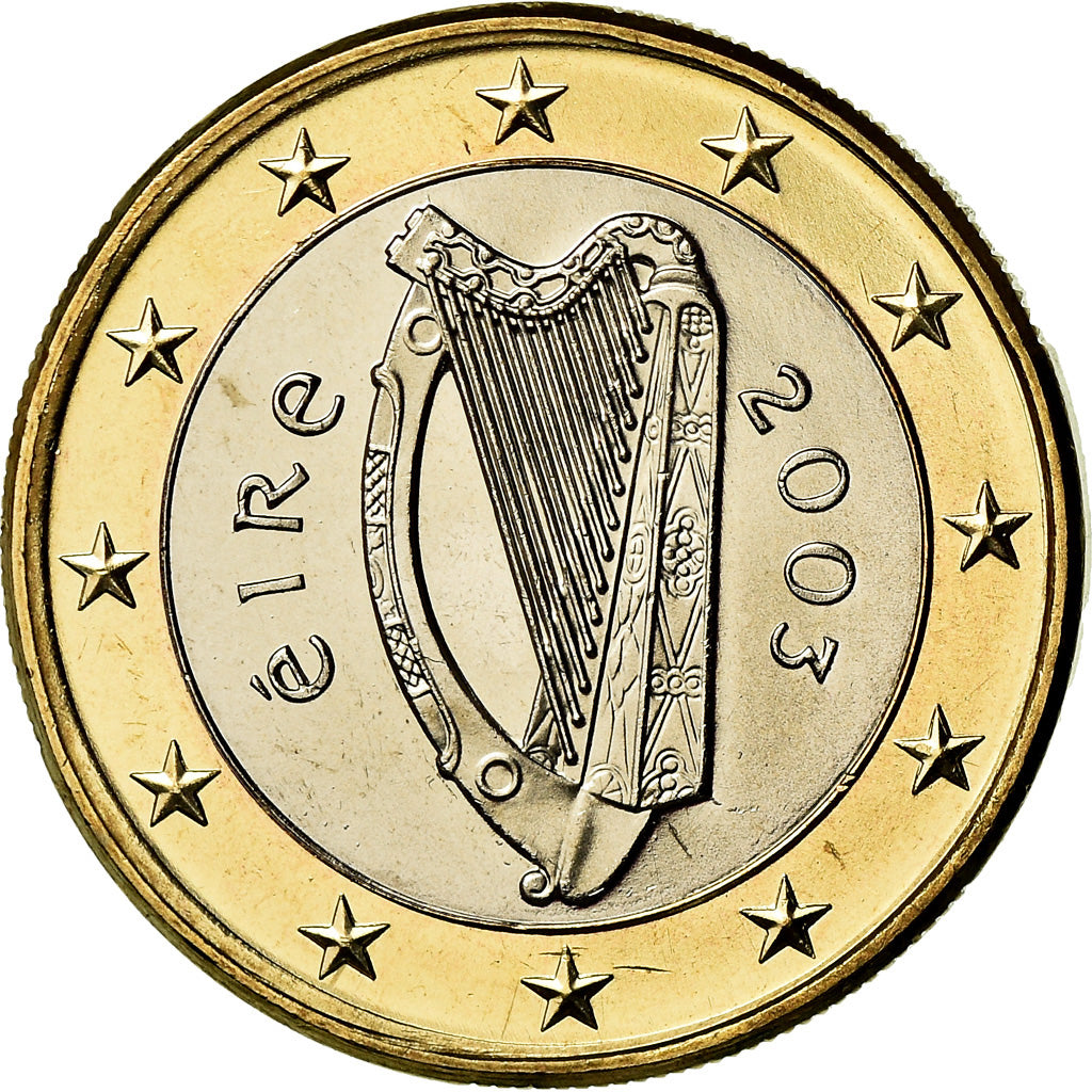 IRELAND REPUBLIC, Euro, 2003, VZ, Bi-Metallic, KM:38