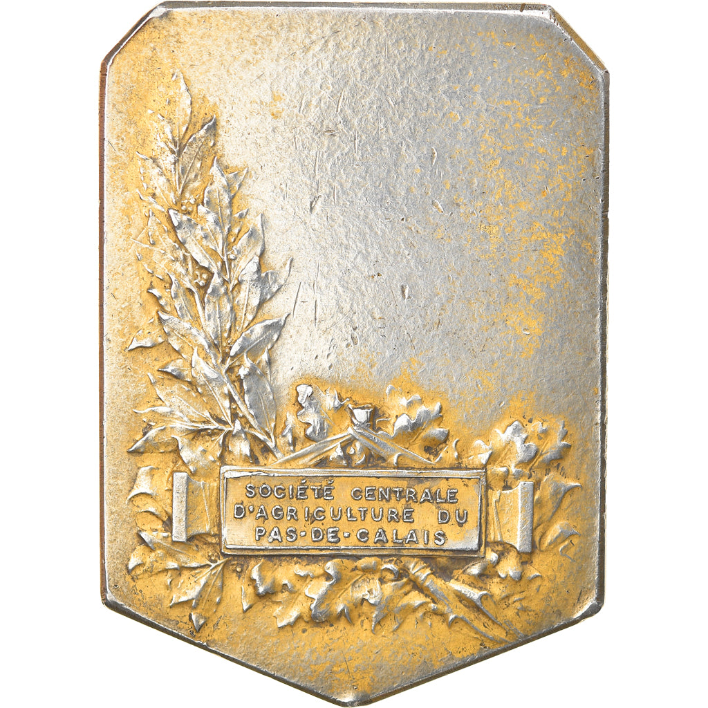 France, Médaille, Société Centrale d'Agriculture du Pas-de-Calais, TTB+