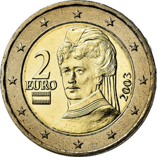 Austria, 2 Euro, 2003, EBC, Bimetálico, KM:3089