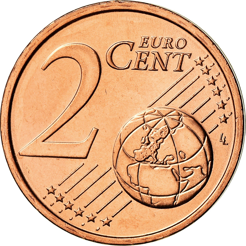REPUBLIKA IRLANDII, 2 Euro Cent, 2003, Sandyford, AU(55-58), Miedź platerowana