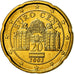 Austria, 20 Euro Cent, 2002, SC, Latón, KM:3086