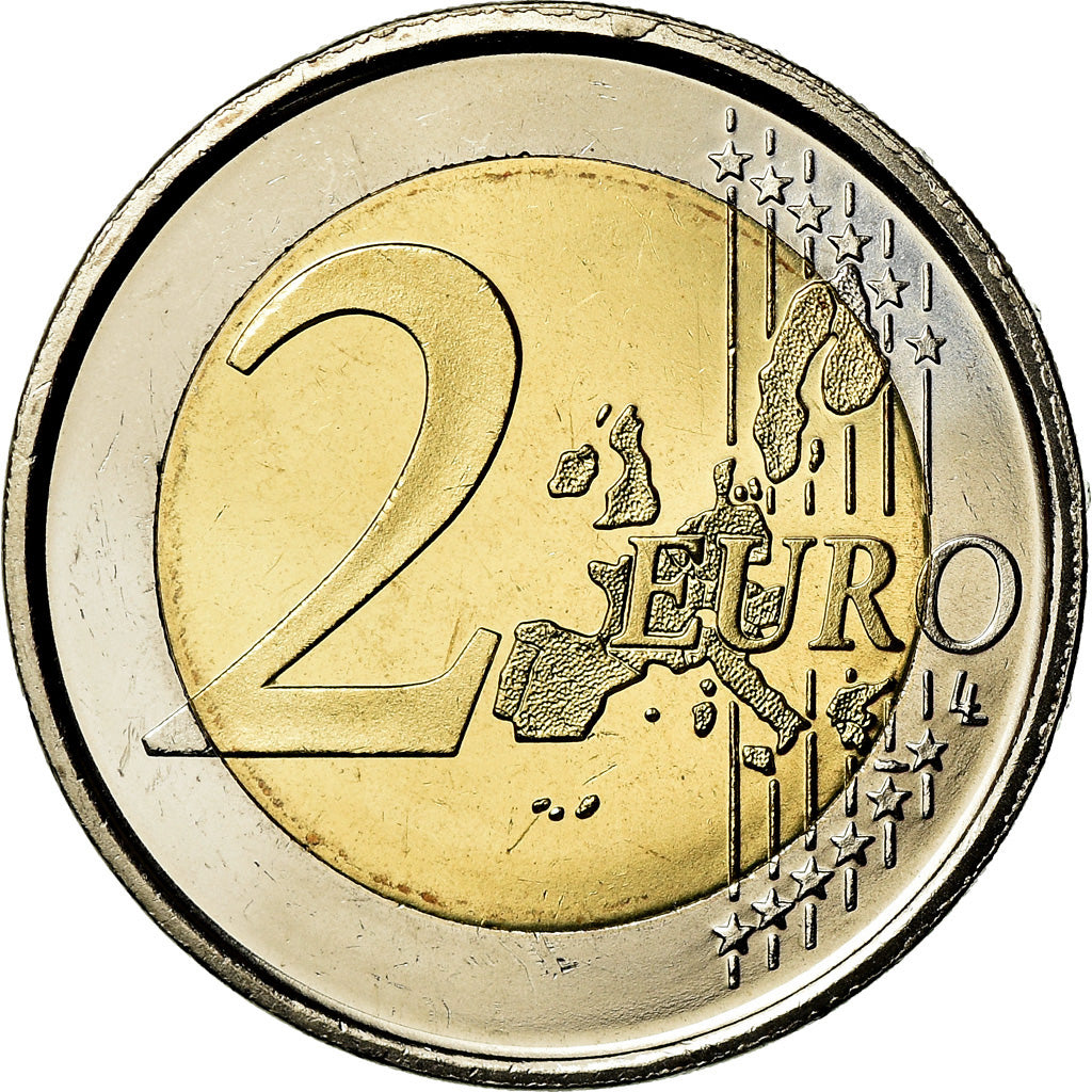 Spagna, 2 Euro, 2004, SPL-, Bi-metallico, KM:1047