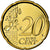 Spain, 20 Euro Cent, 2001, AU(55-58), Brass, KM:1044