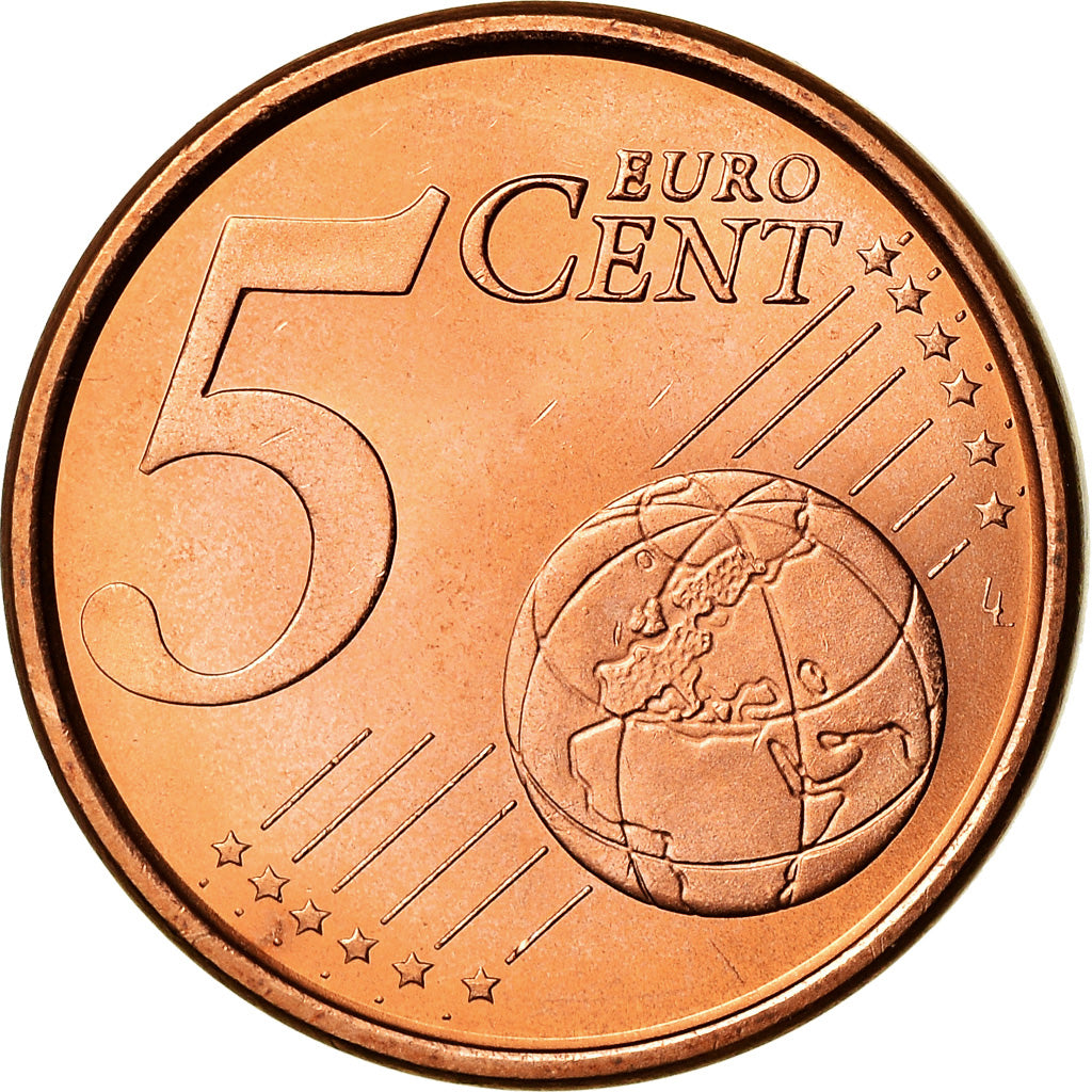 Spain, 5 Euro Cent, 2004, AU(55-58), Copper Plated Steel, KM:1042