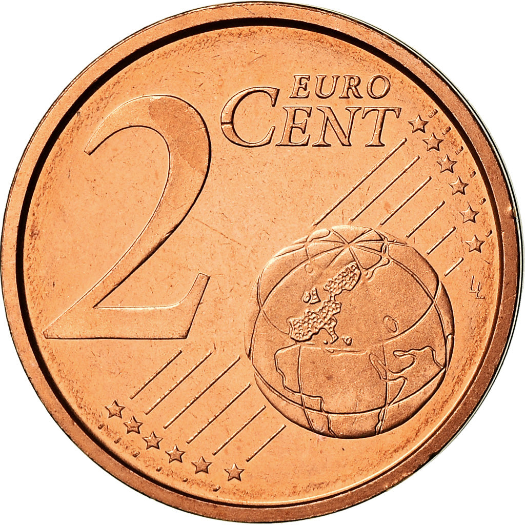 Spain, 2 Euro Cent, 2004, AU(55-58), Copper Plated Steel, KM:1041