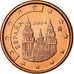 Spain, Euro Cent, 2004, AU(55-58), Copper Plated Steel, KM:1040