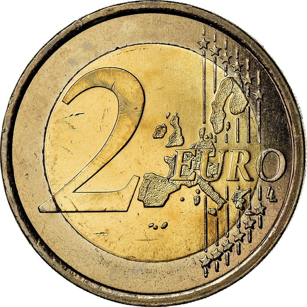 Portogallo, 2 Euro, 2002, BB, Bi-metallico, KM:747