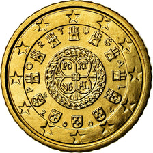 Portugal, 50 Euro Cent, 2004, MS(63), Brass, KM:745