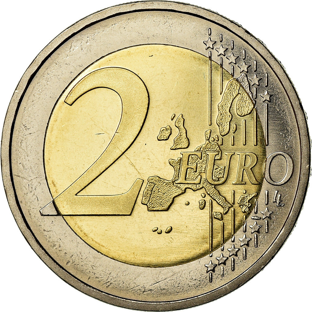 GERMANY - FEDERAL REPUBLIC, 2 Euro, 2003, AU(55-58), Bi-Metallic, KM:214