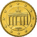 GERMANY - FEDERAL REPUBLIC, 10 Euro Cent, 2003, MS(63), Brass, KM:210