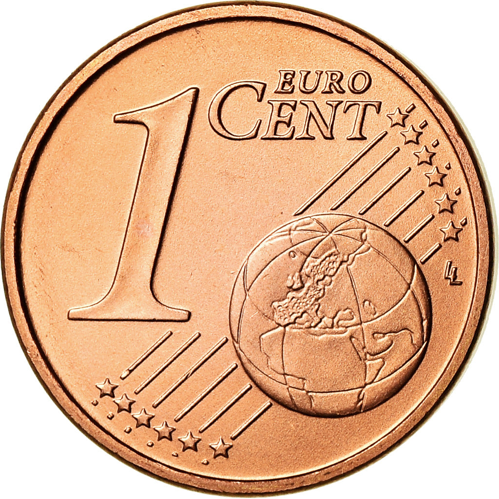 Bundesrepublik Deutschland, Euro Cent, 2004, UNZ, Copper Plated Steel, KM:207