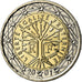 Frankrijk, 2 Euro, 2001, UNC-, Bi-Metallic, Gadoury:8., KM:1289