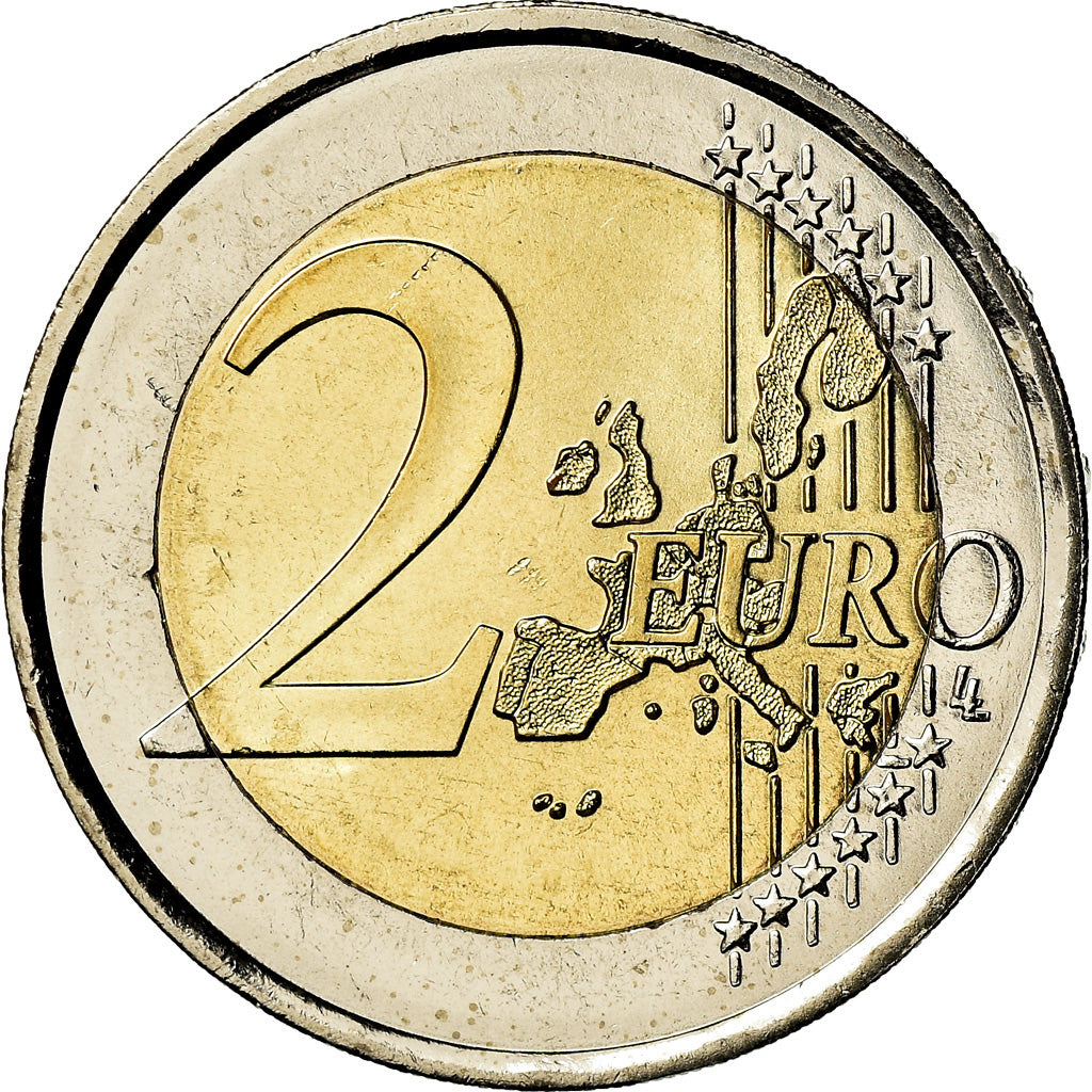 Frankrijk, 2 Euro, 2001, UNC-, Bi-Metallic, Gadoury:8., KM:1289