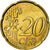 Frankrijk, 20 Euro Cent, 1999, PR, Tin, Gadoury:5., KM:1286