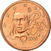 Frankrijk, 2 Euro Cent, 2000, PR, Copper Plated Steel, Gadoury:2, KM:1283
