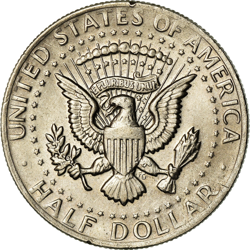 Coin, United States, Kennedy Half Dollar, Half Dollar, 1972, U.S. Mint