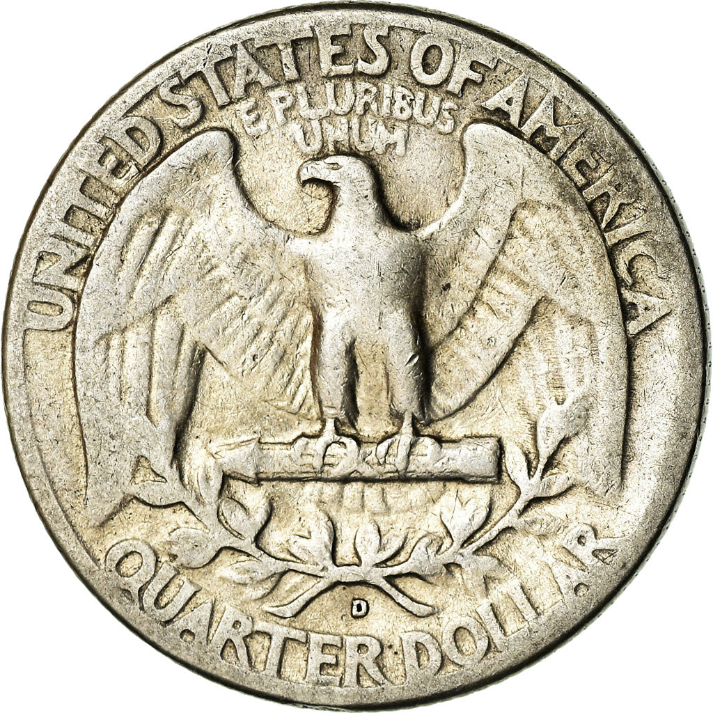 Coin, United States, Washington Quarter, Quarter, 1947, U.S. Mint, Denver