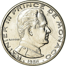 Monnaie, Monaco, Rainier III, Franc, 1986, SUP, Nickel, KM:140