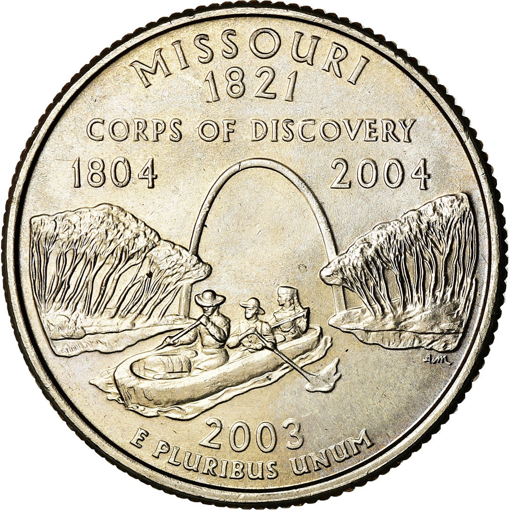 Coin, United States, Missouri, Quarter, 2003, U.S. Mint, Philadelphia, MS(63)