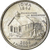 Moneta, Stati Uniti, Iowa, Quarter, 2004, U.S. Mint, Philadelphia, SPL, Rame