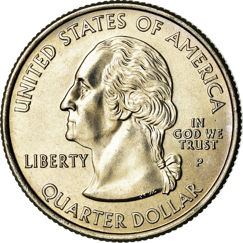 Moneta, Stati Uniti, Iowa, Quarter, 2004, U.S. Mint, Philadelphia, SPL, Rame