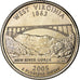 Coin, United States, West Virginia, Quarter, 2005, U.S. Mint, Philadelphia