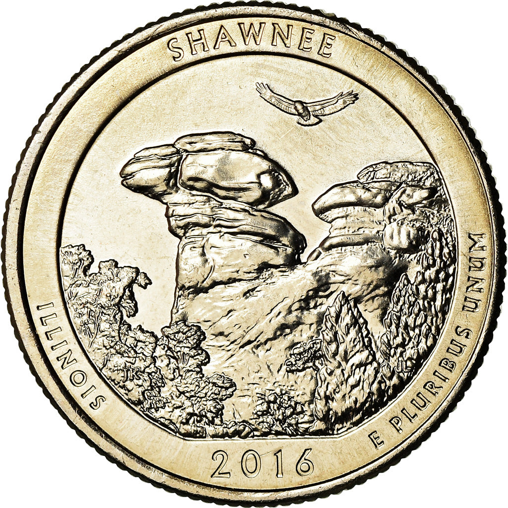 Coin, United States, Illinois, Quarter, 2016, Philadelphia, MS(63)