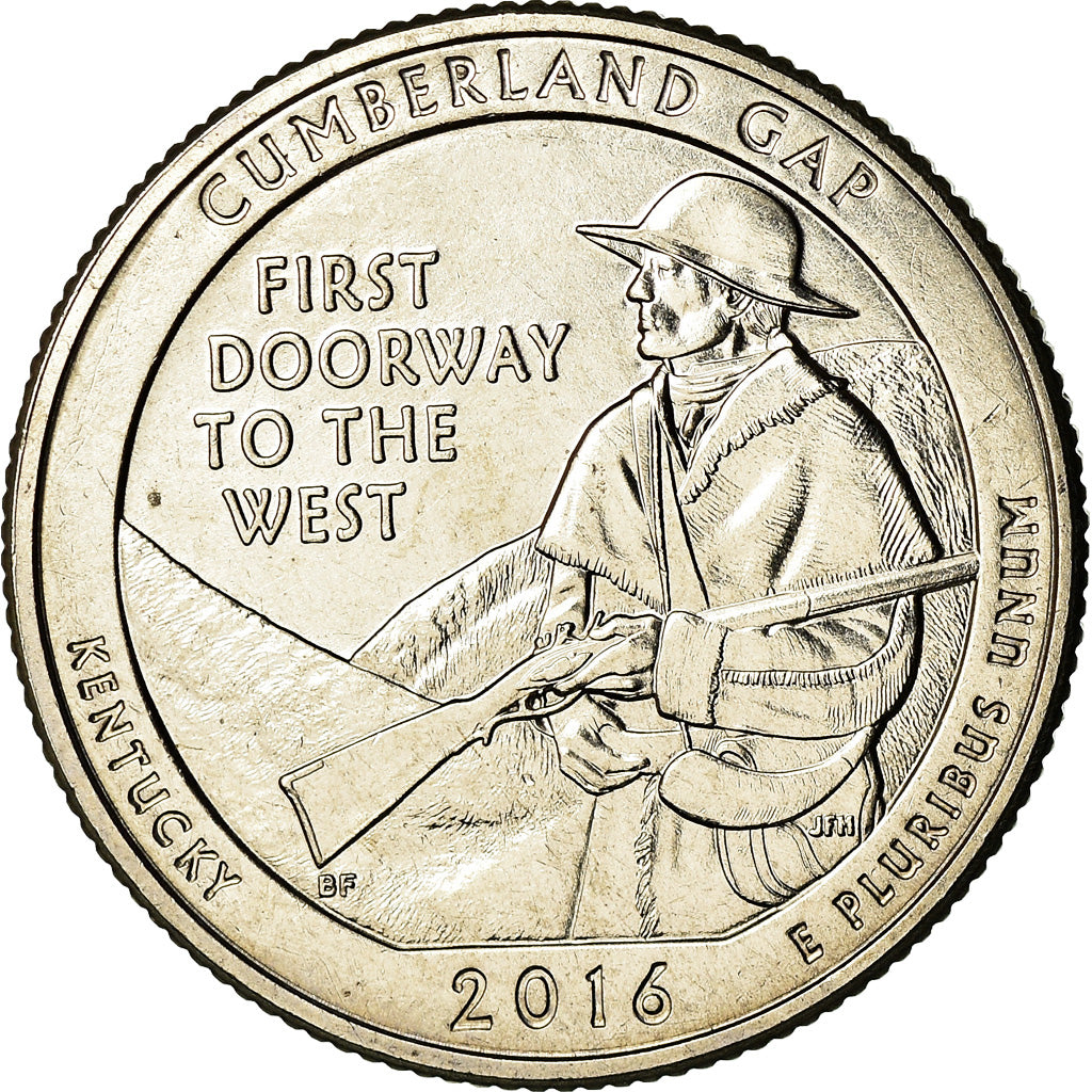 Moneda, Estados Unidos, Kentucky, Quarter, 2016, Philadelphia, SC, Cobre -