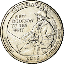 Moneda, Estados Unidos, Kentucky, Quarter, 2016, Philadelphia, SC, Cobre -