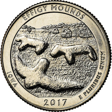 Moneta, Stati Uniti, Iowa, Quarter, 2017, Denver, SPL, Rame ricoperto in