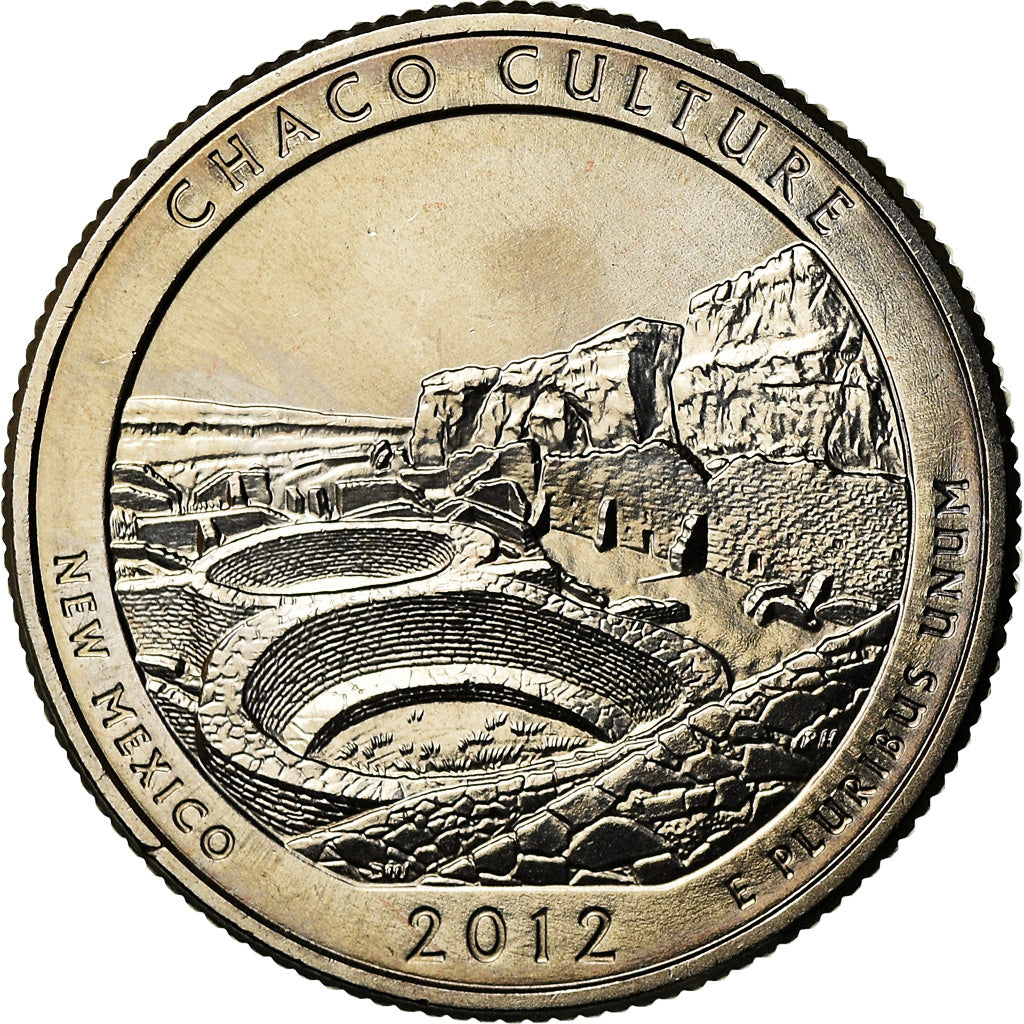 Moneda, Estados Unidos, New Mexico, Quarter, 2012, U.S. Mint, Philadelphia, SC