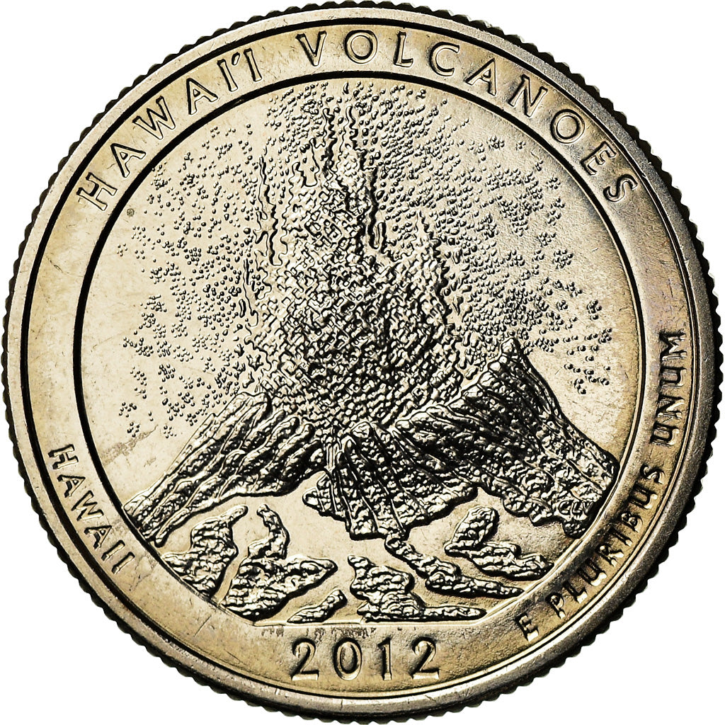 Moneda, Estados Unidos, Hawaii Volcanoes, Quarter, 2012, U.S. Mint