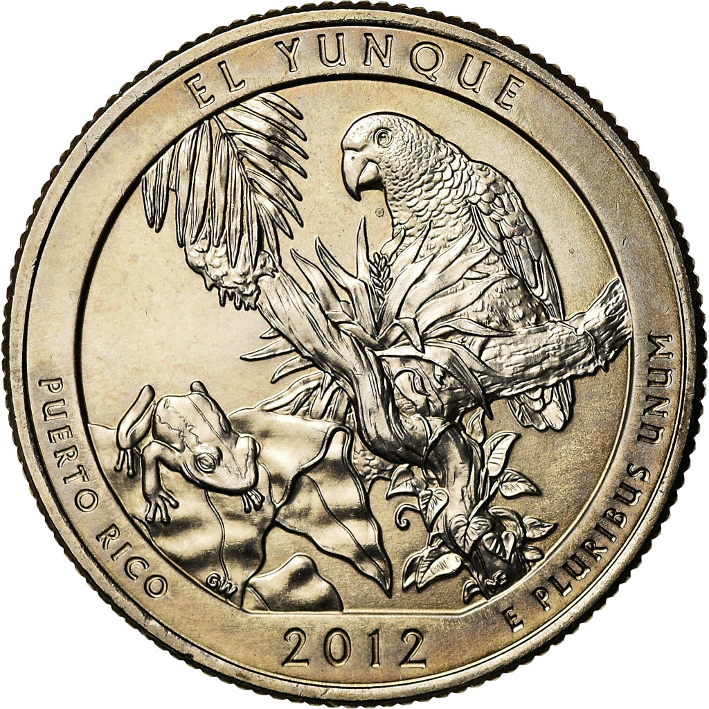 Moneda, Estados Unidos, Puerto Rico, Quarter, 2012, U.S. Mint, Philadelphia, SC