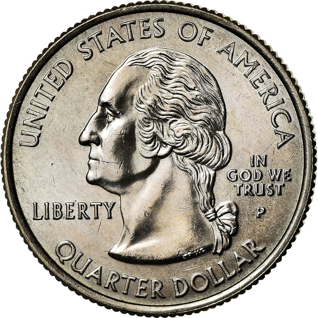 Moneda, Estados Unidos, New Mexico, Quarter, 2008, U.S. Mint, Philadelphia