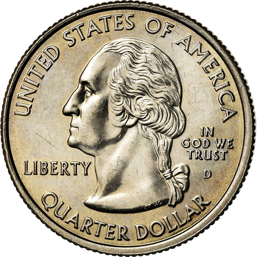 Moneta, Stati Uniti, Alaska, Quarter, 2008, U.S. Mint, Denver, SPL, Rame